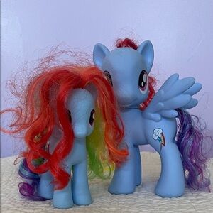 Colorful my little pony rainbow dash set
